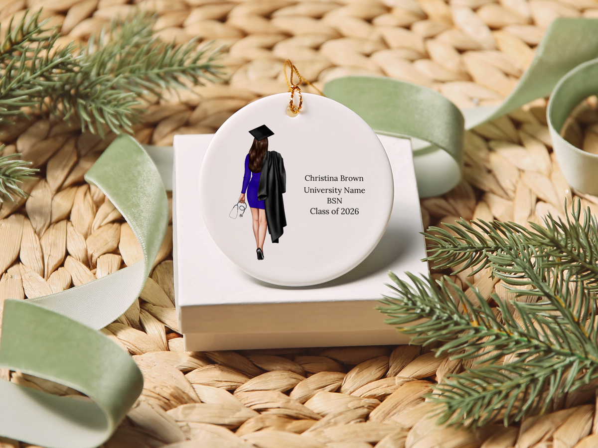 Nursing Graduation Christmas Ornament