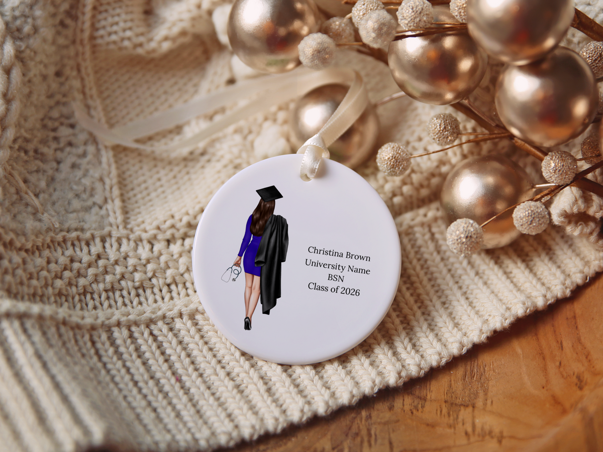 Nursing Graduation Christmas Ornament