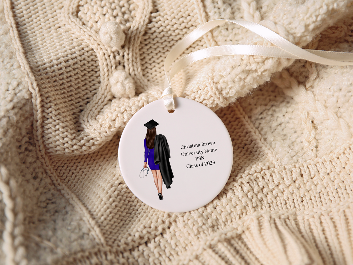 Nursing Graduation Christmas Ornament
