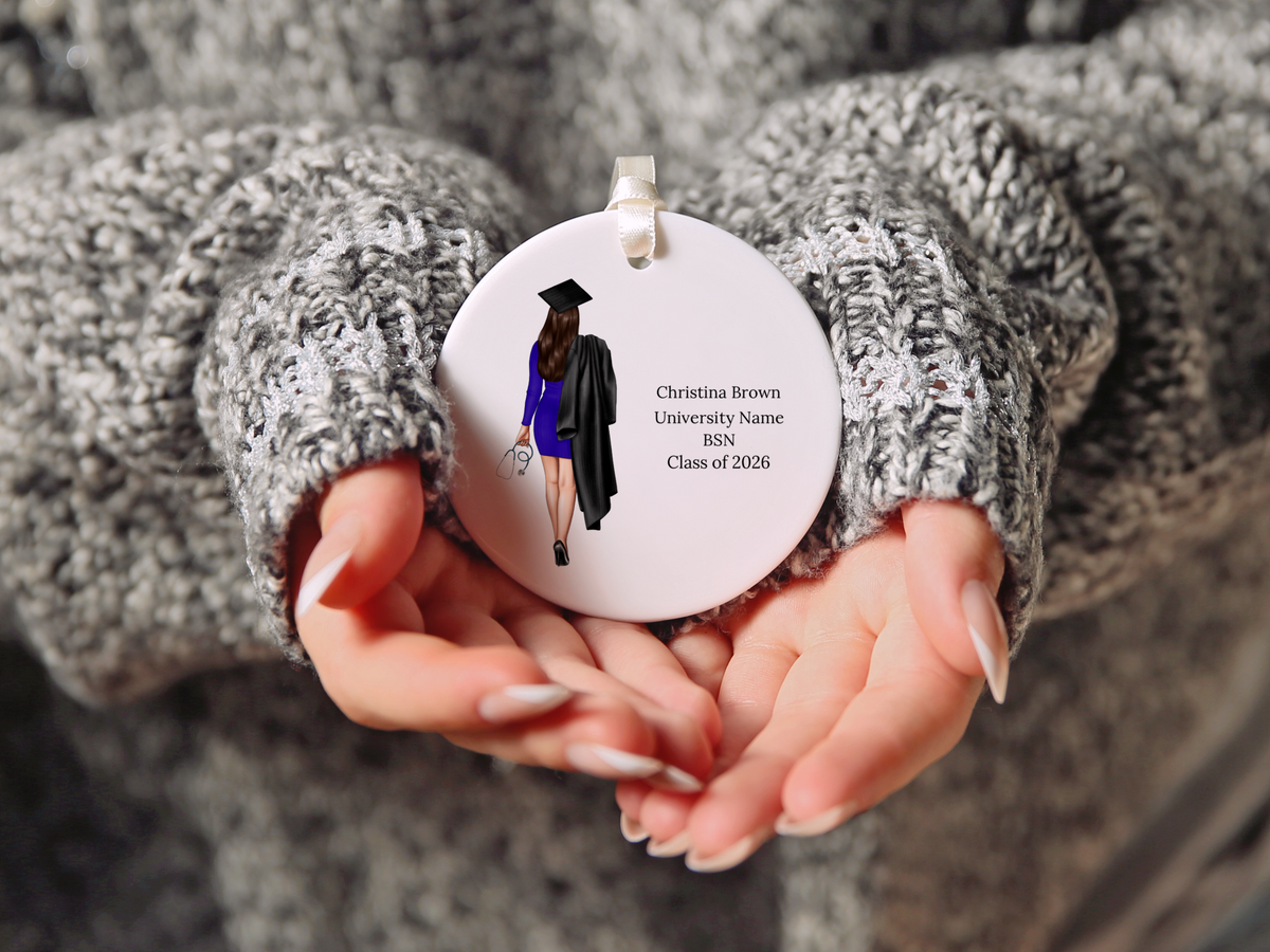 Nursing Graduation Christmas Ornament