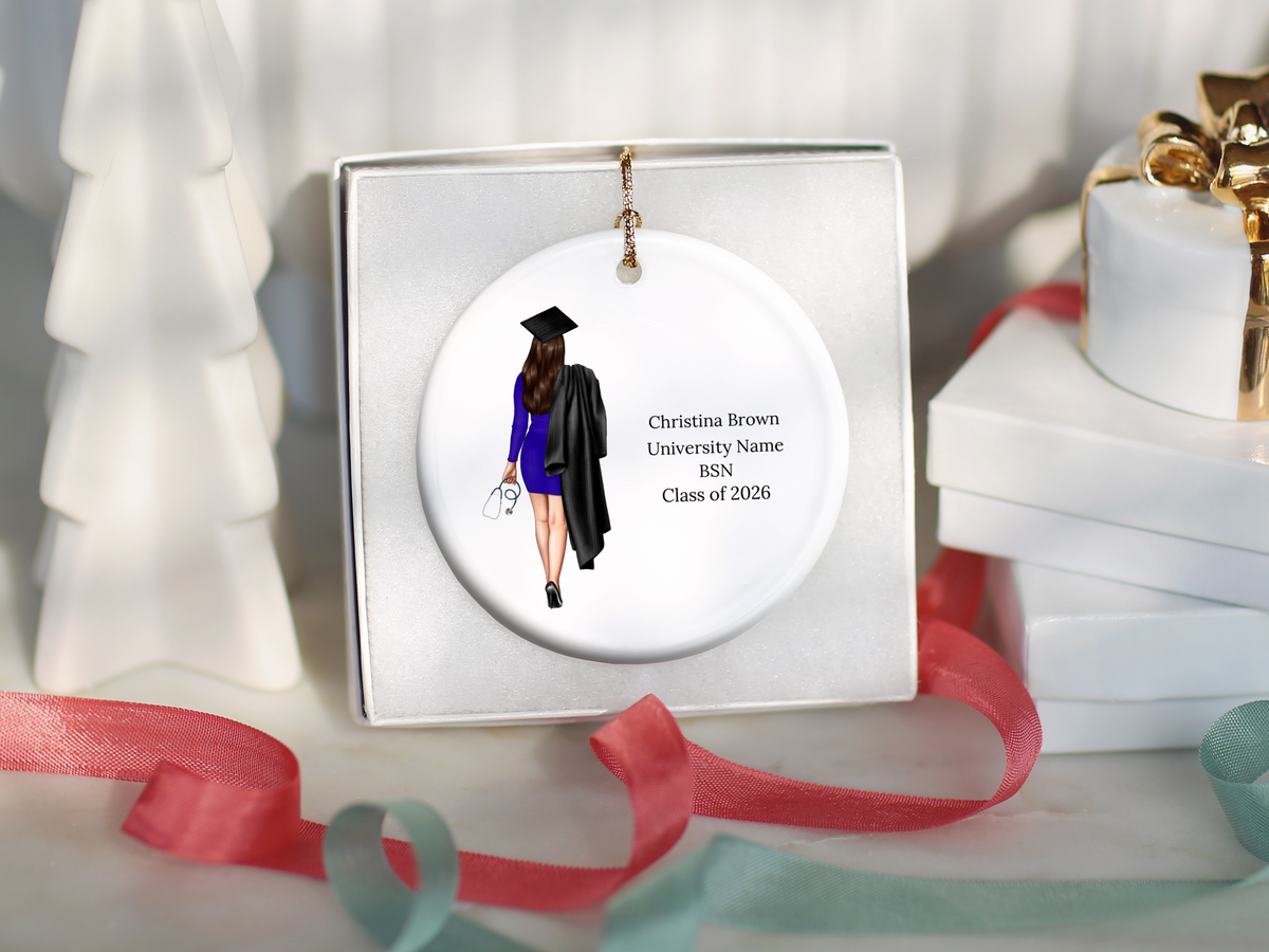 Nursing Graduation Christmas Ornament