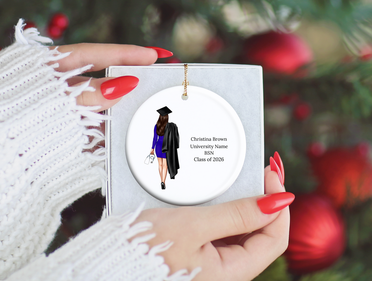 Nursing Graduation Christmas Ornament