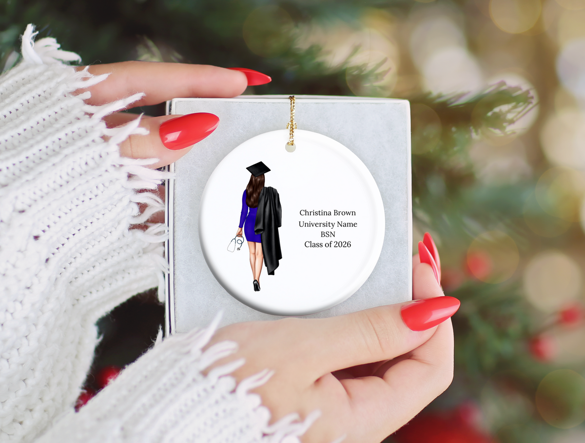 Nursing Graduation Christmas Ornament