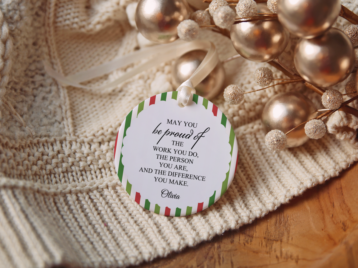 Difference Maker Christmas Ornament
