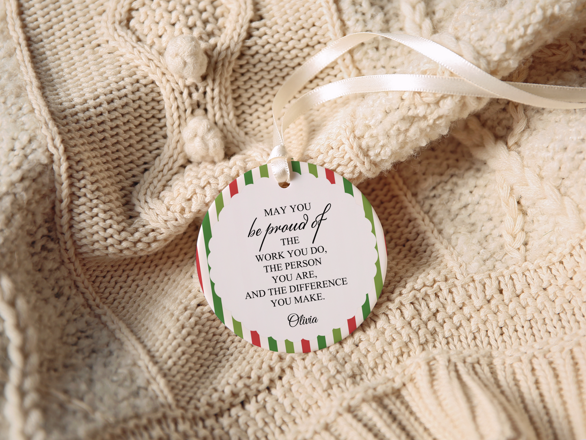 Difference Maker Christmas Ornament