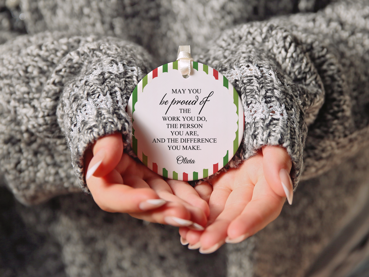 Difference Maker Christmas Ornament