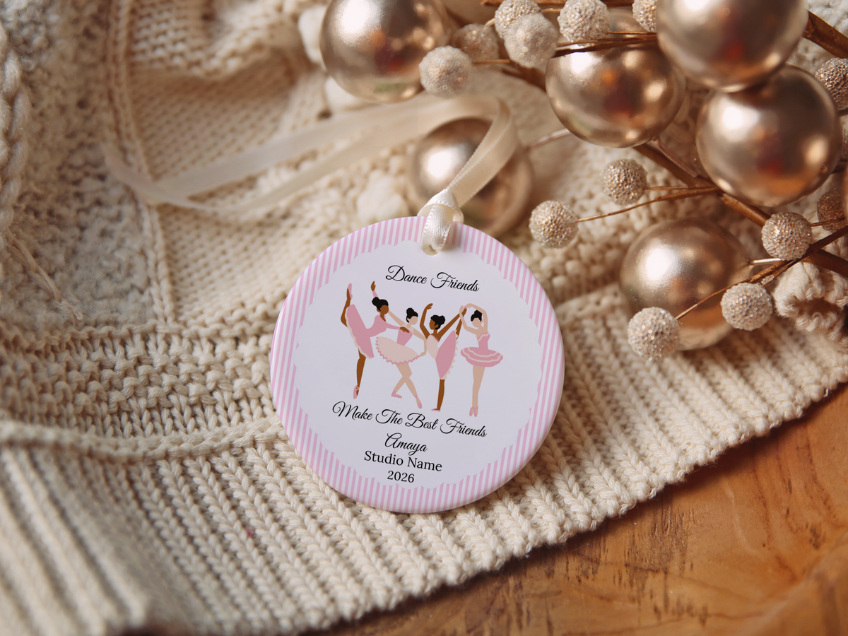 Dance Friends Christmas Ornament