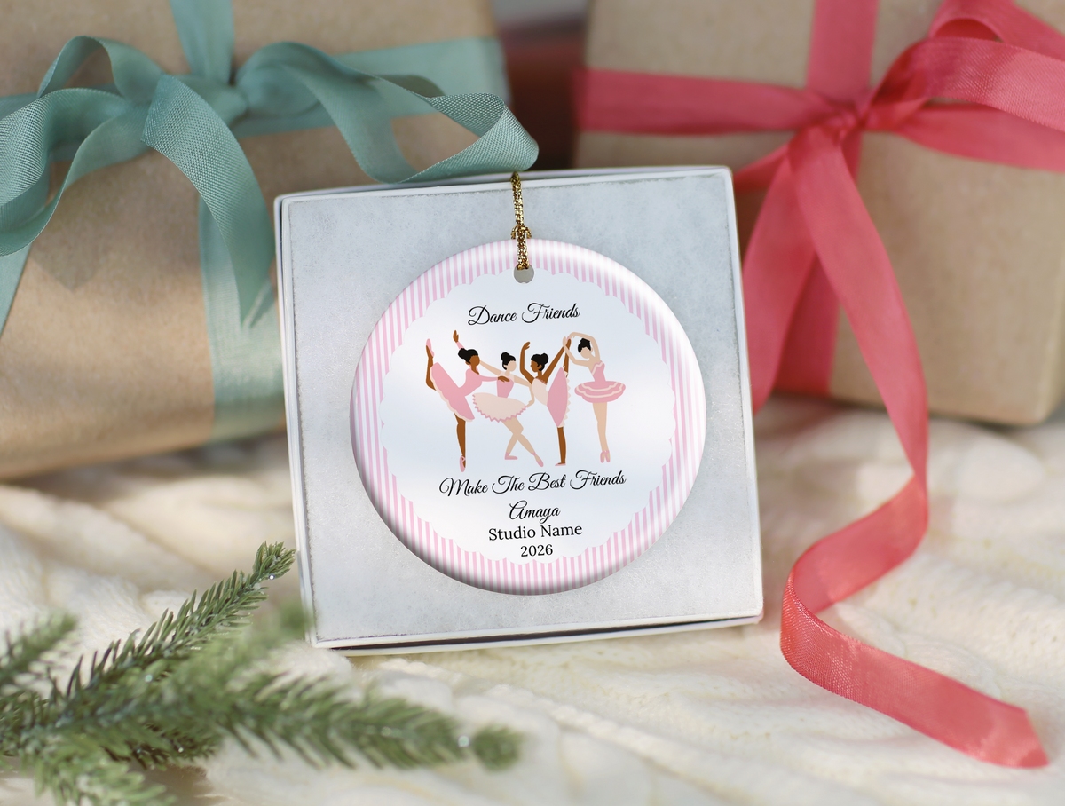 Dance Friends Christmas Ornament
