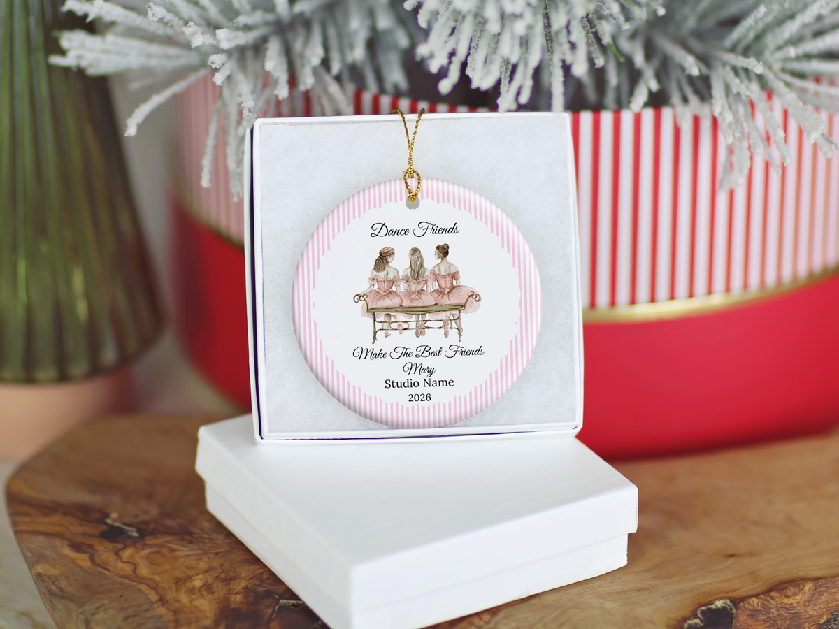 Dance Friends Christmas Ornament