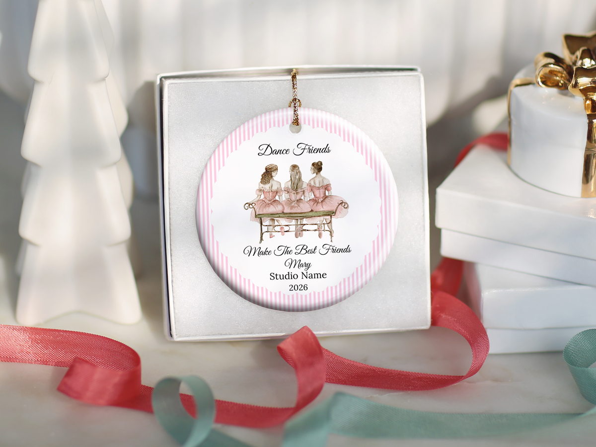 Dance Friends Christmas Ornament