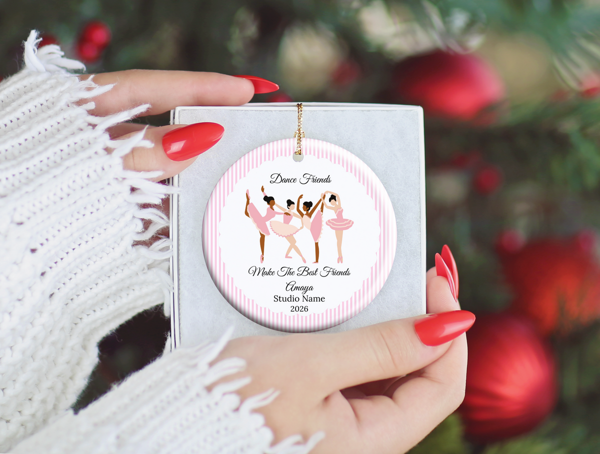 Dance Friends Christmas Ornament