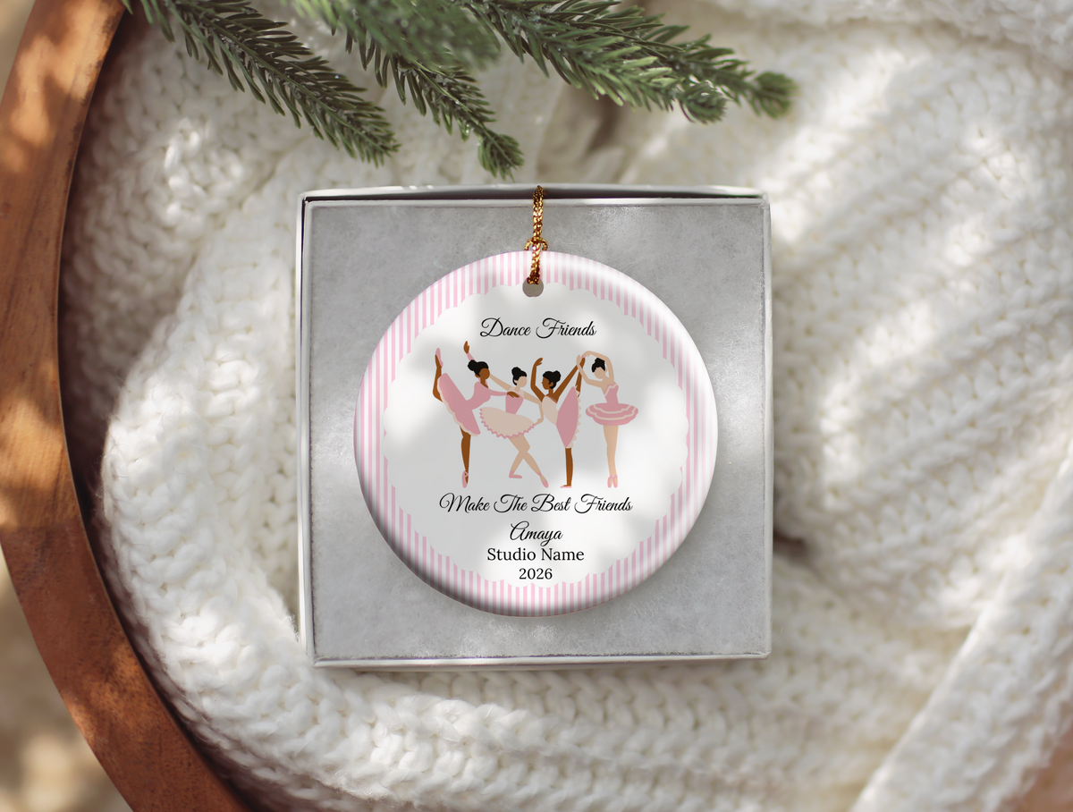 Dance Friends Christmas Ornament
