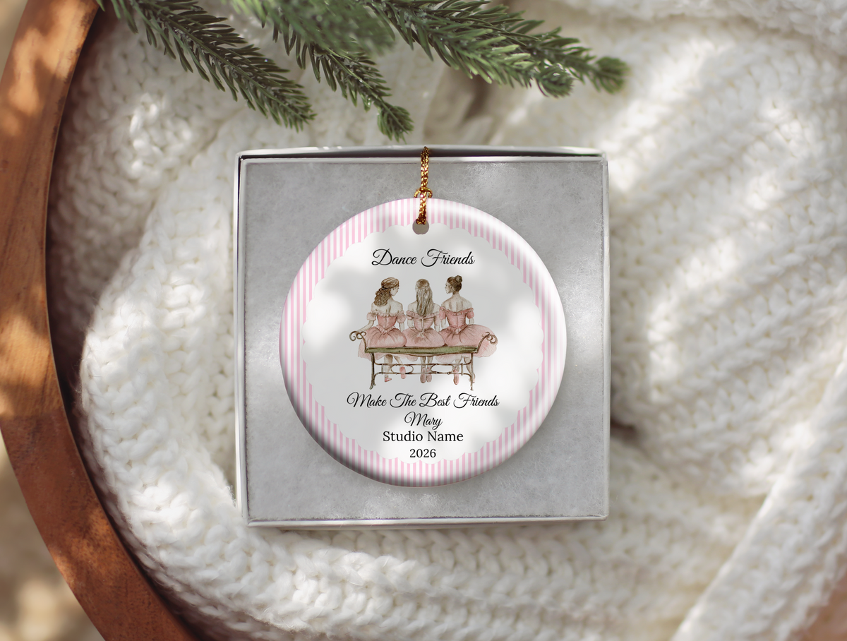 Dance Friends Christmas Ornament