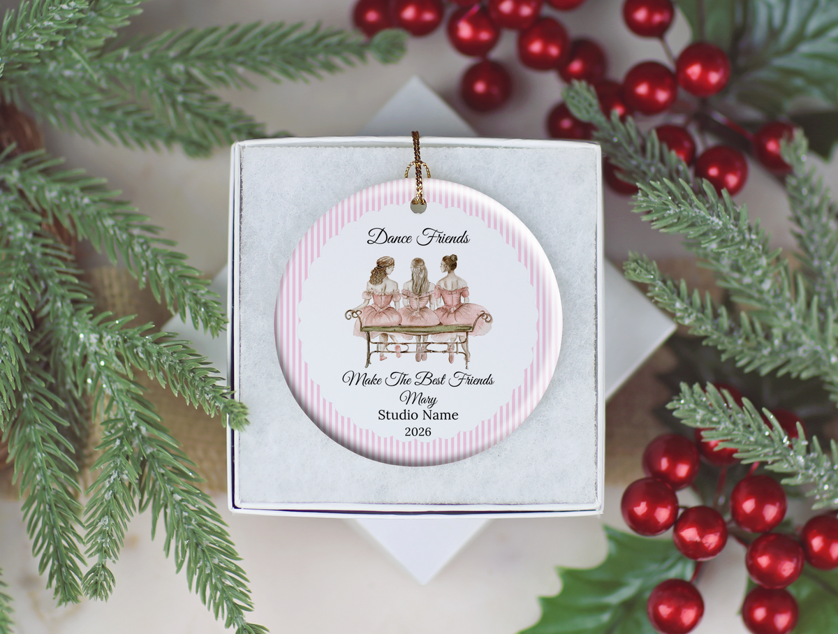 Dance Friends Christmas Ornament
