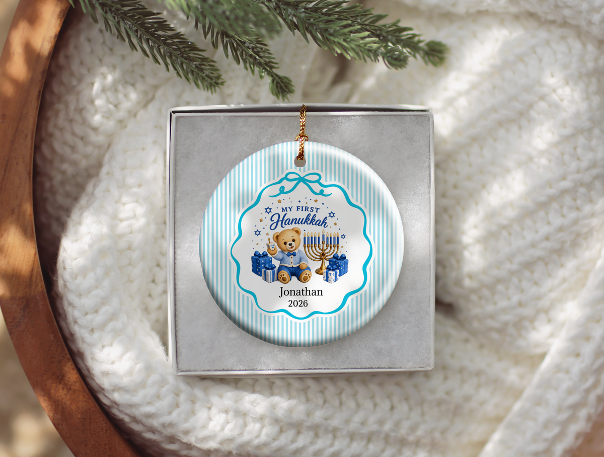 First Hanukkah Ornament