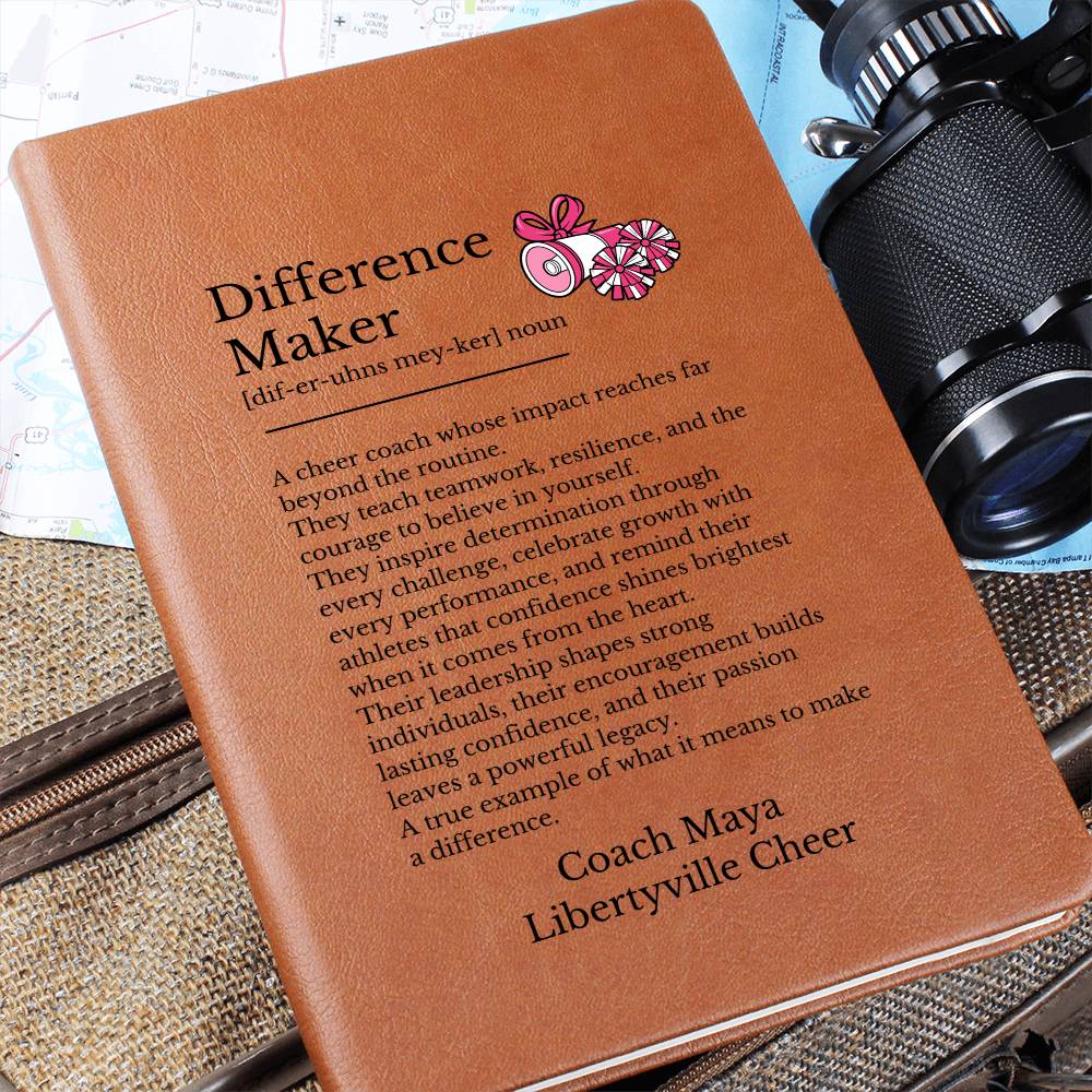 Cheerleading Difference Maker Journal