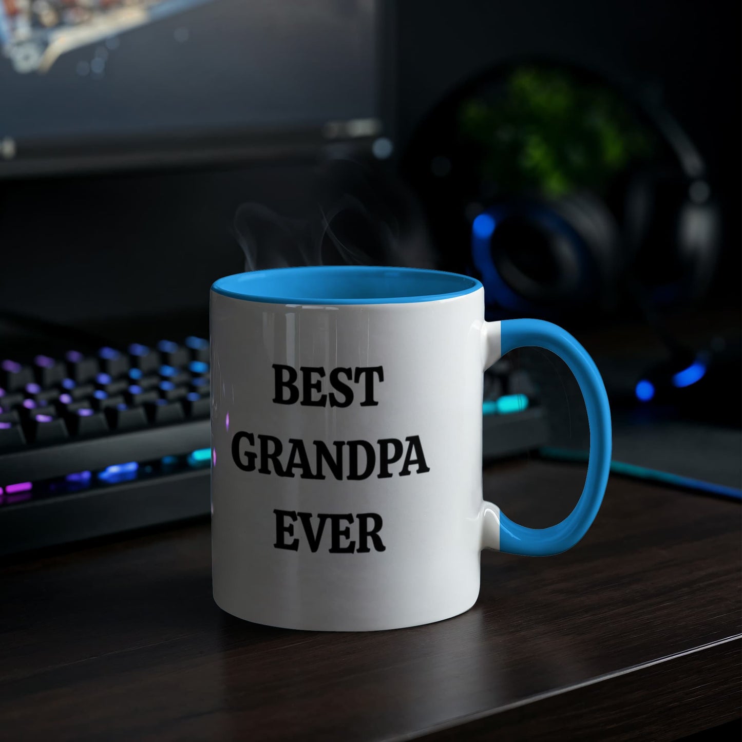 Best Grandma Ever Color Accent Mugs