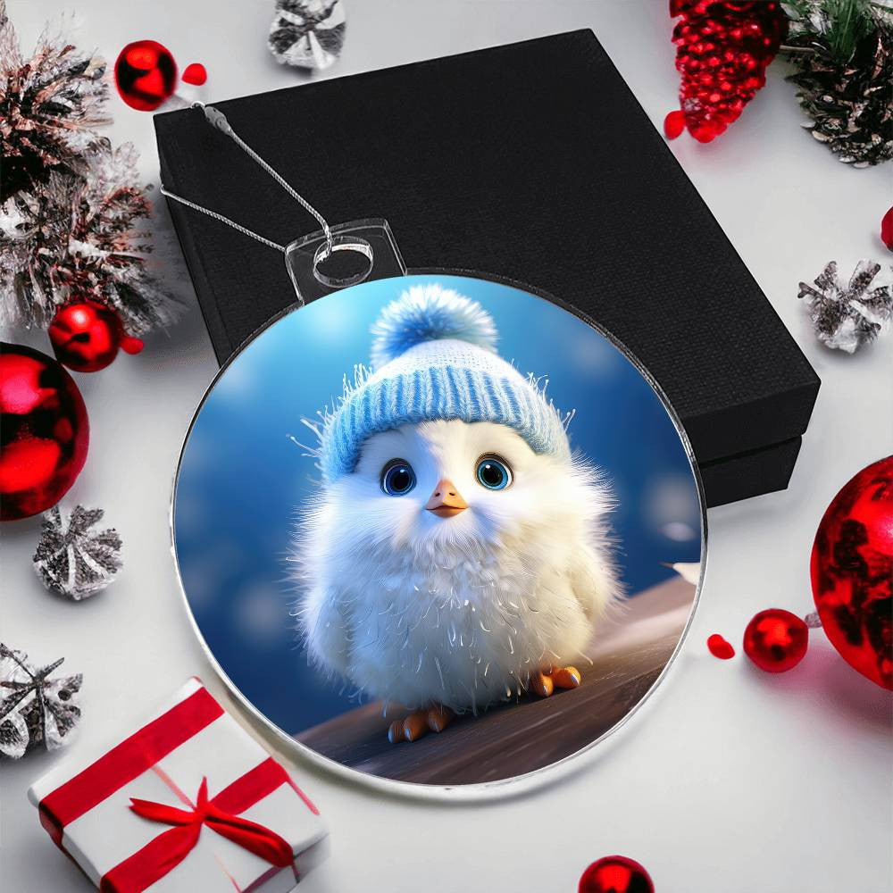 Cat Acrylic Christmas Ornament-[Heartfelt Family Gift]