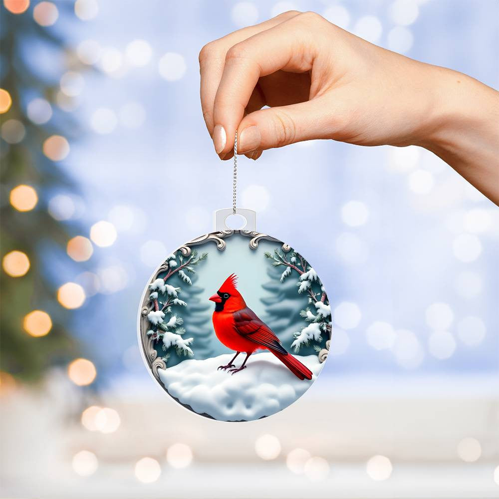 Cardinal Christmas Ornament
