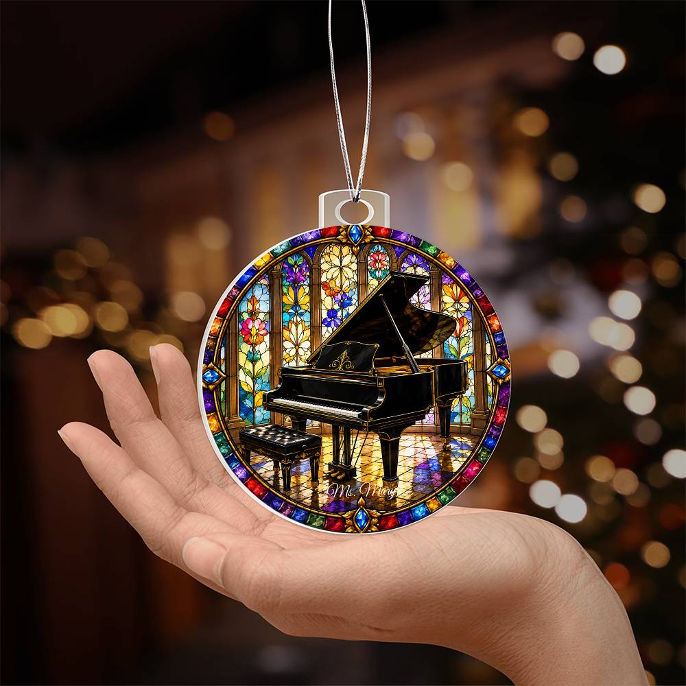 Piano Christmas Ornament Gift