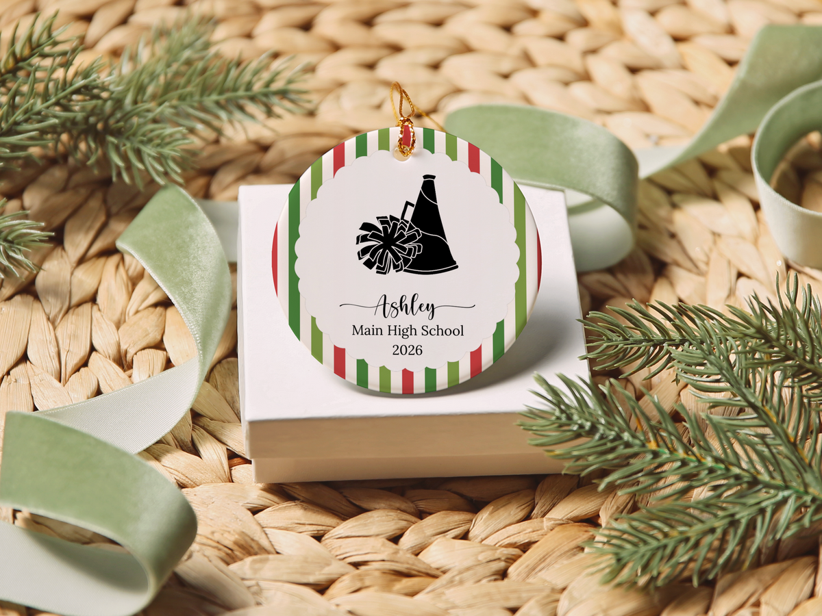 Cheerleading Christmas Ornament
