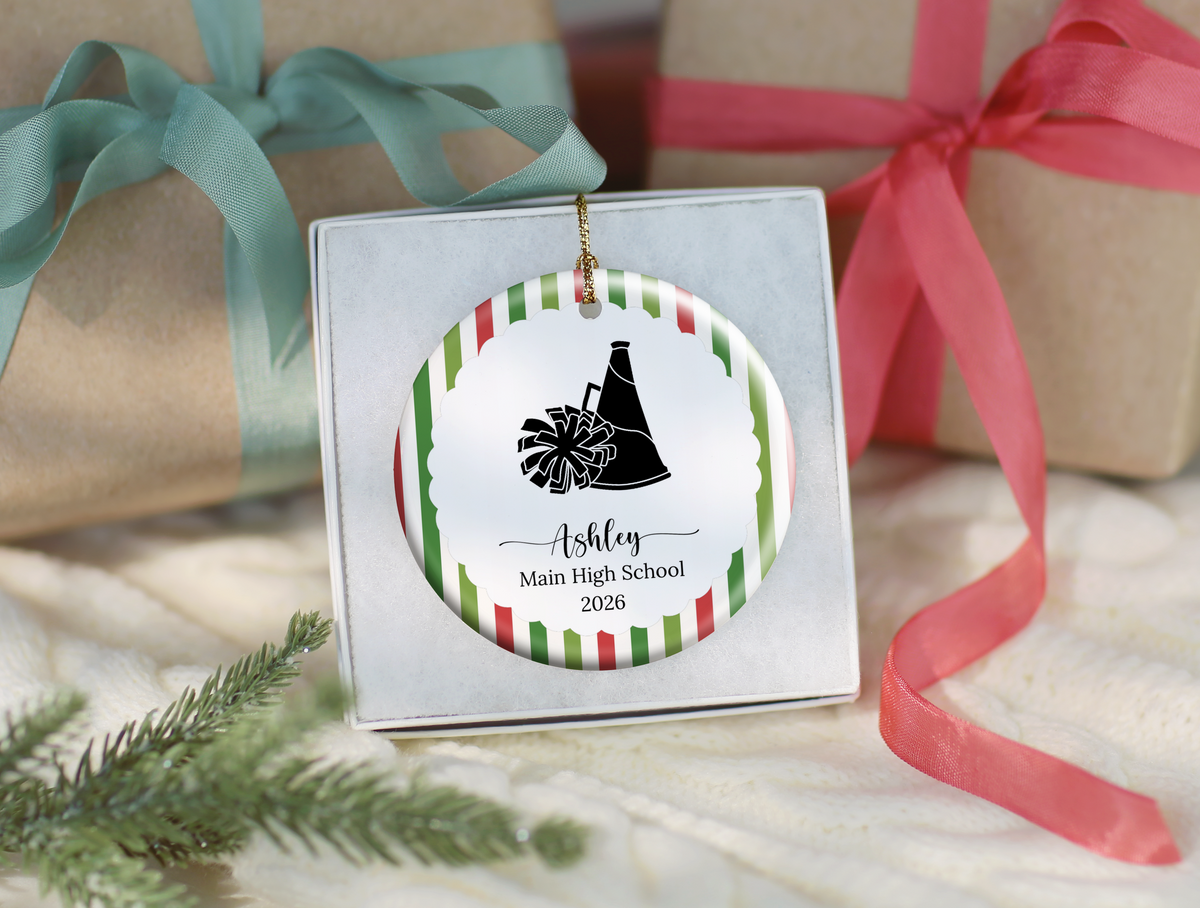 Cheerleading Christmas Ornament