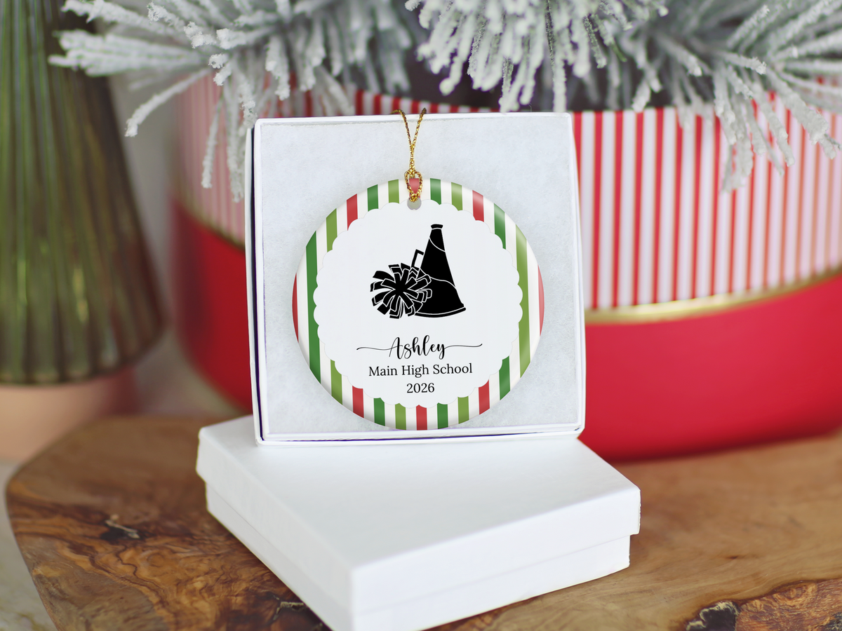 Cheerleading Christmas Ornament