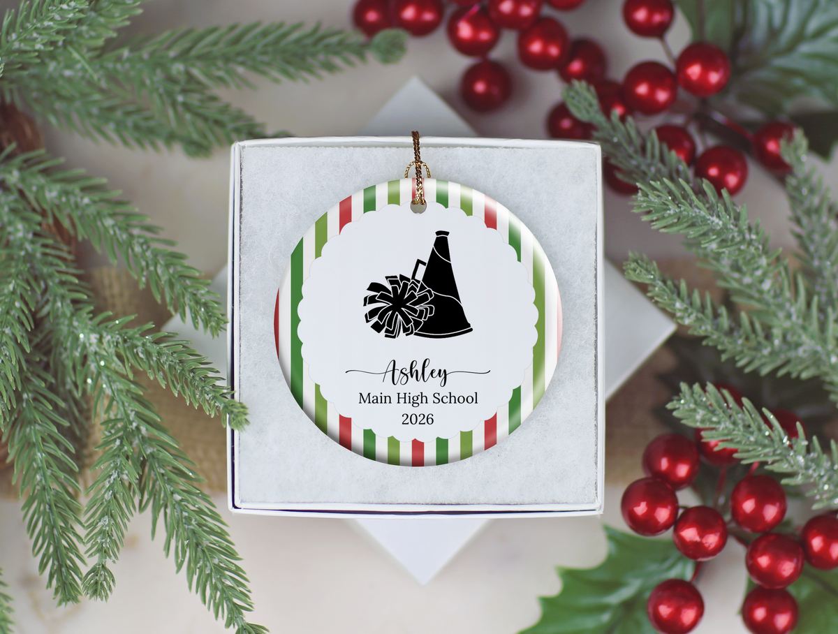 Cheerleading Christmas Ornament