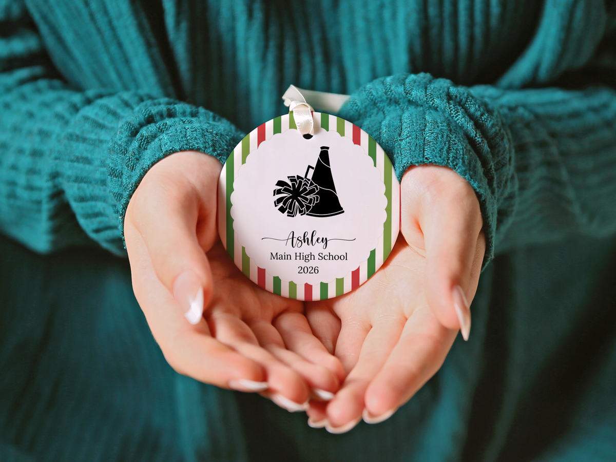 Cheerleading Christmas Ornament