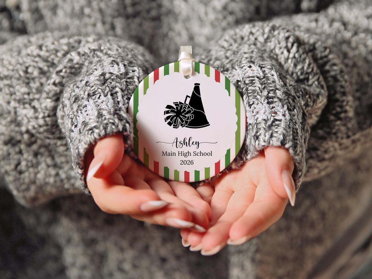 Cheerleading Christmas Ornament