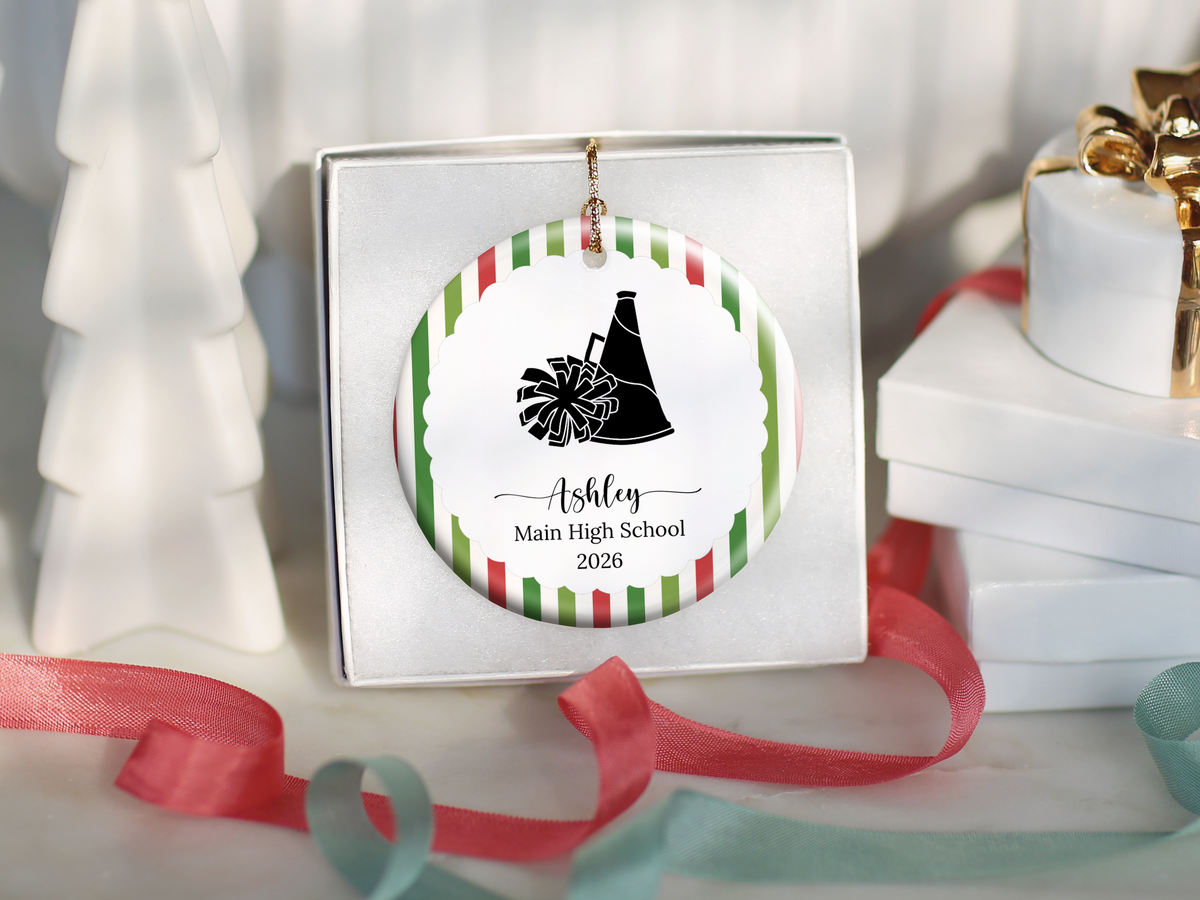 Cheerleading Christmas Ornament