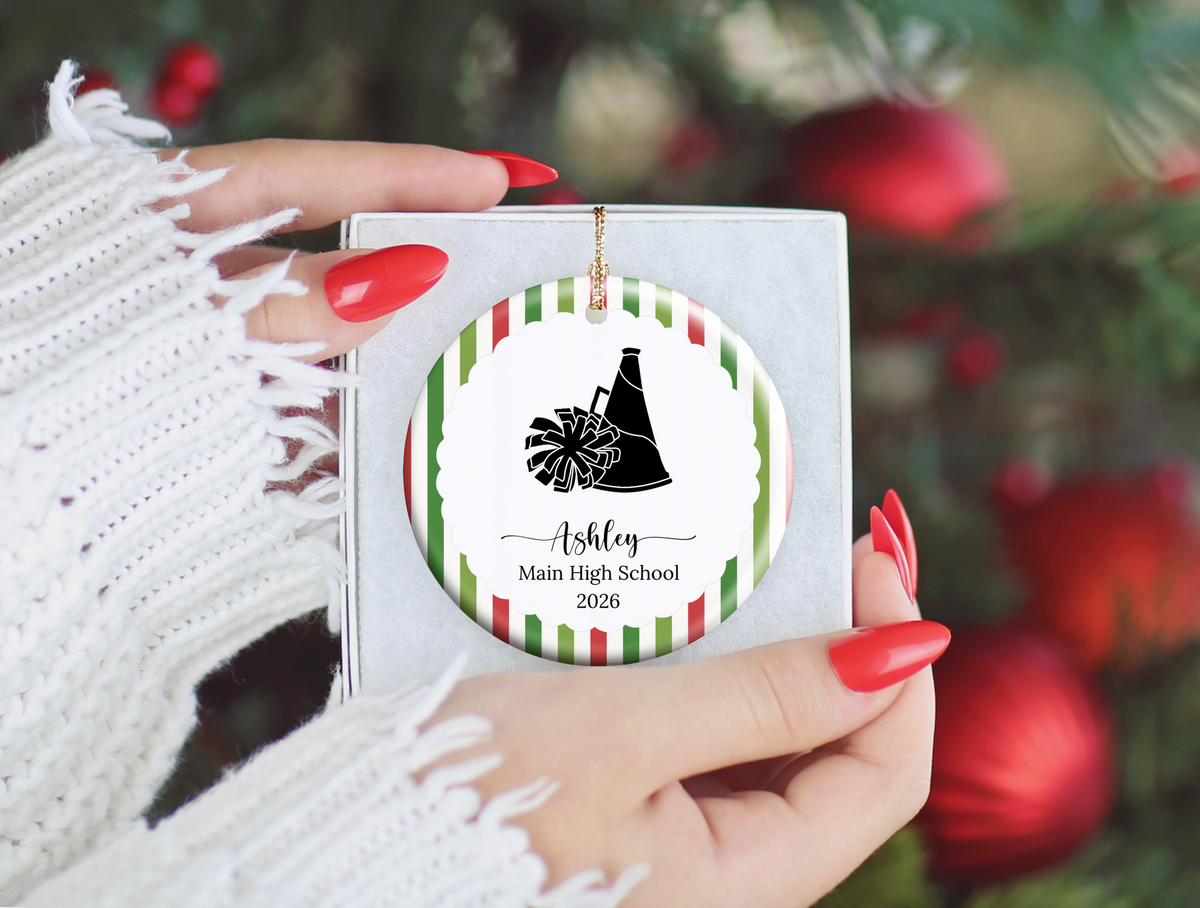 Cheerleading Christmas Ornament