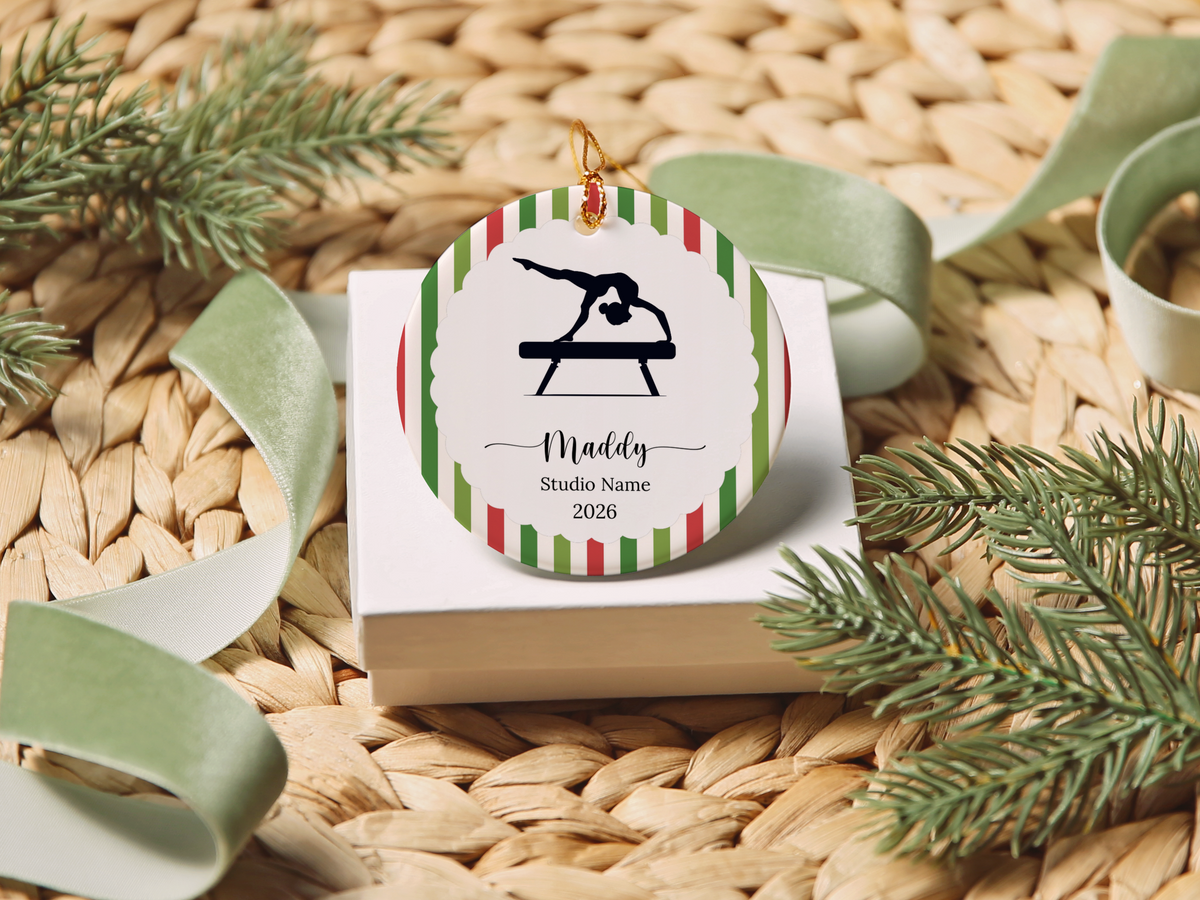 Gymnastics Christmas Ornament