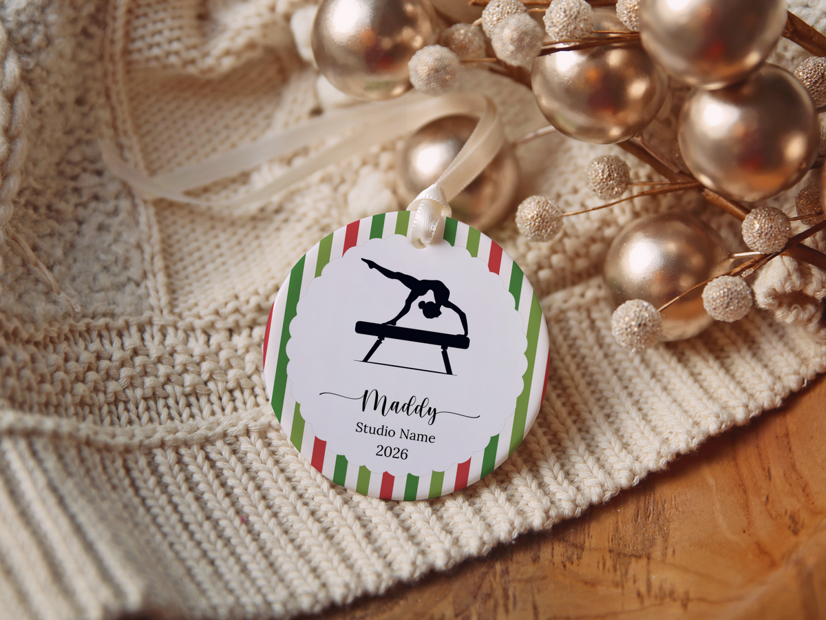 Gymnastics Christmas Ornament