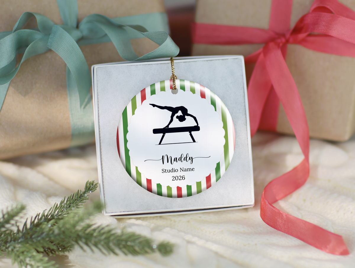 Gymnastics Christmas Ornament