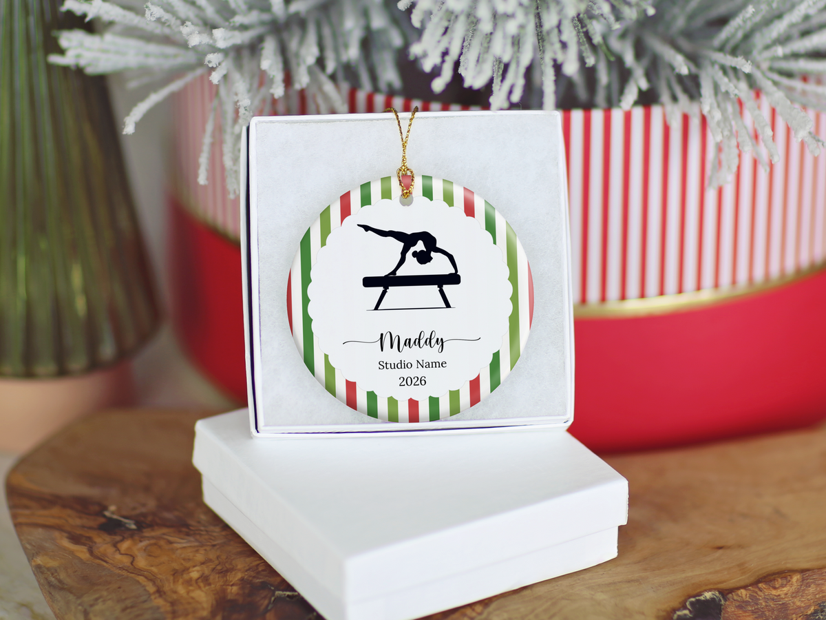Gymnastics Christmas Ornament