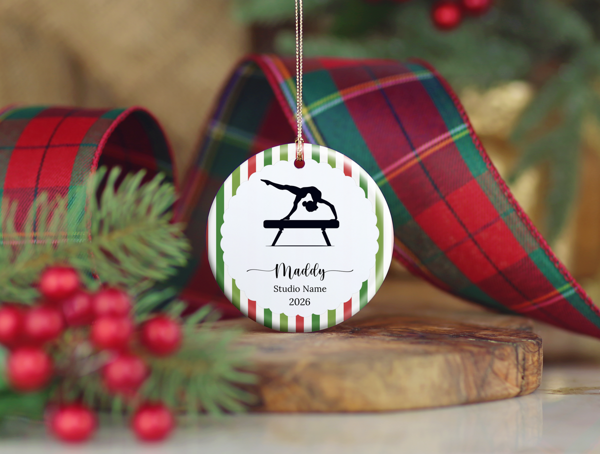 Gymnastics Christmas Ornament