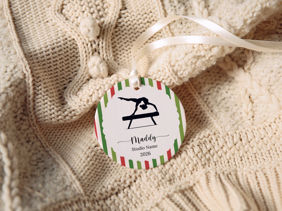 Gymnastics Christmas Ornament