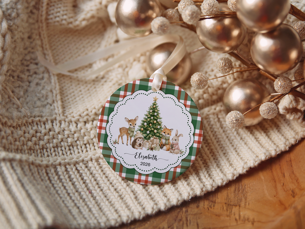 Woodland Animal Christmas Ornament