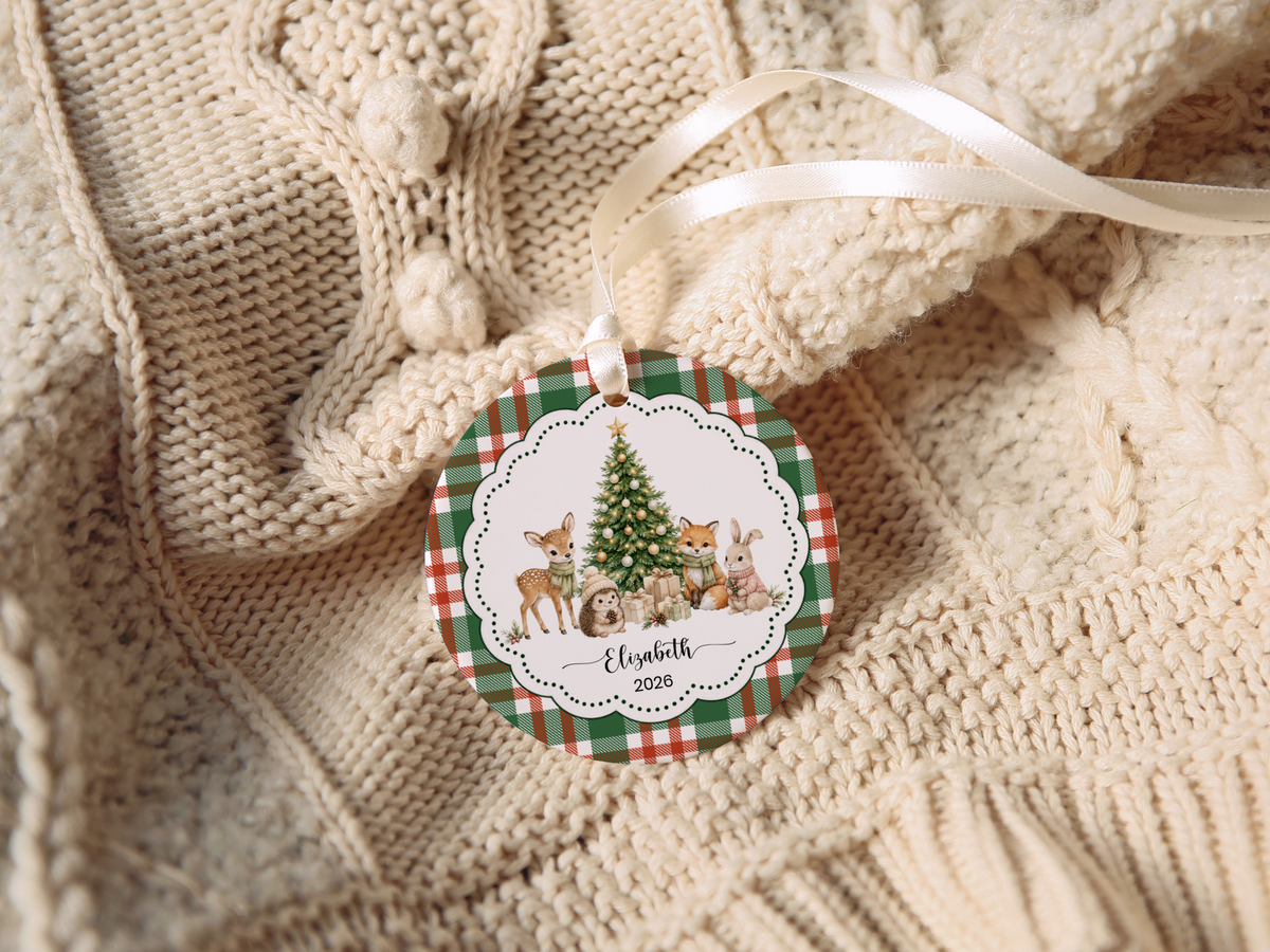 Woodland Animal Christmas Ornament