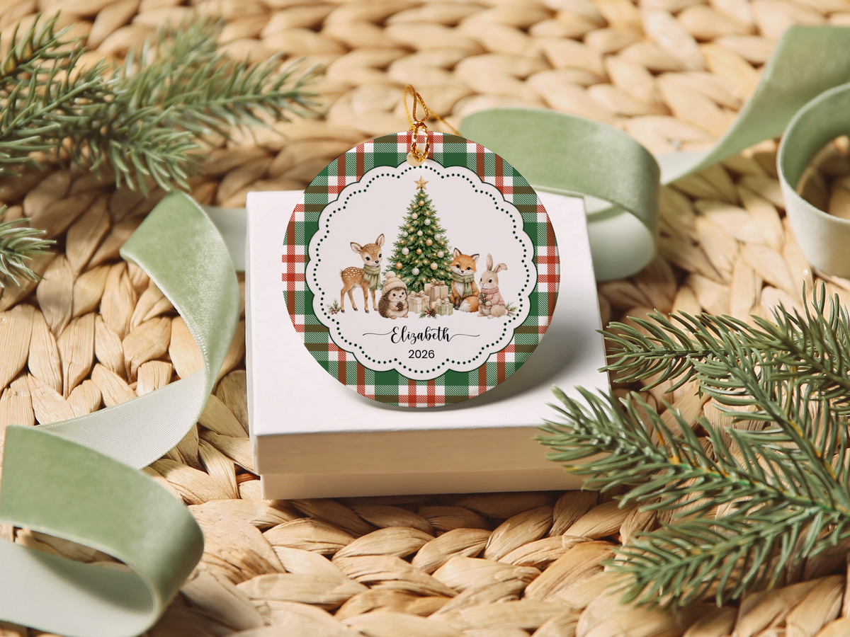 Woodland Animal Christmas Ornament
