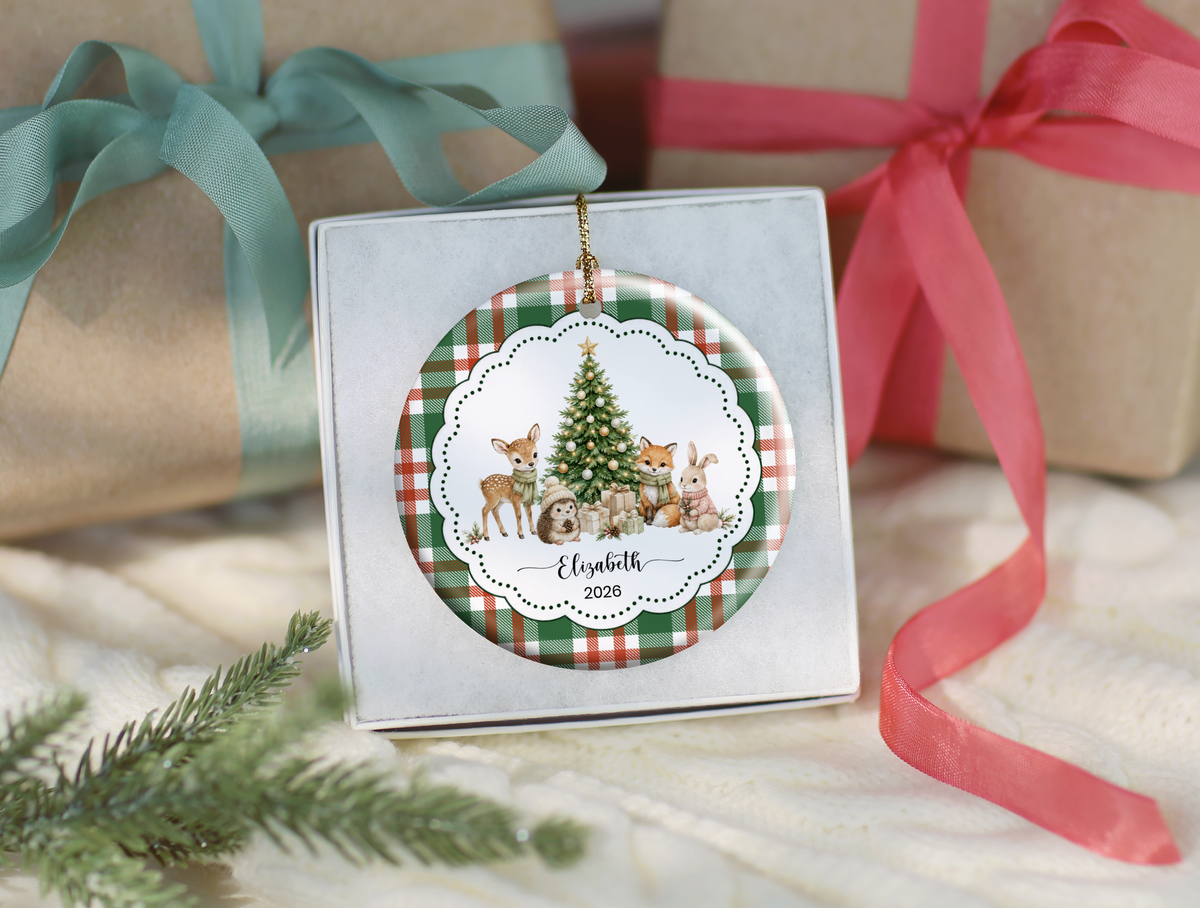 Woodland Animal Christmas Ornament