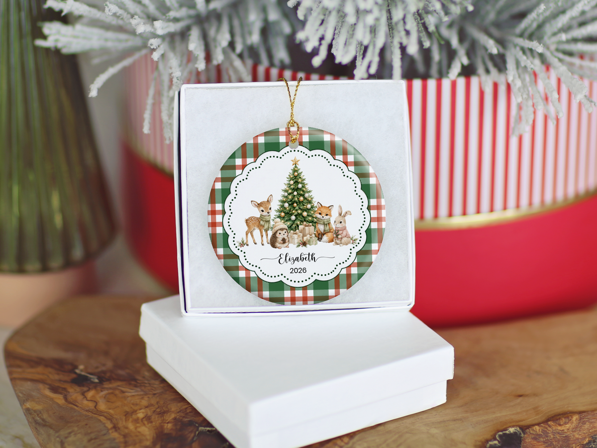 Woodland Animal Christmas Ornament
