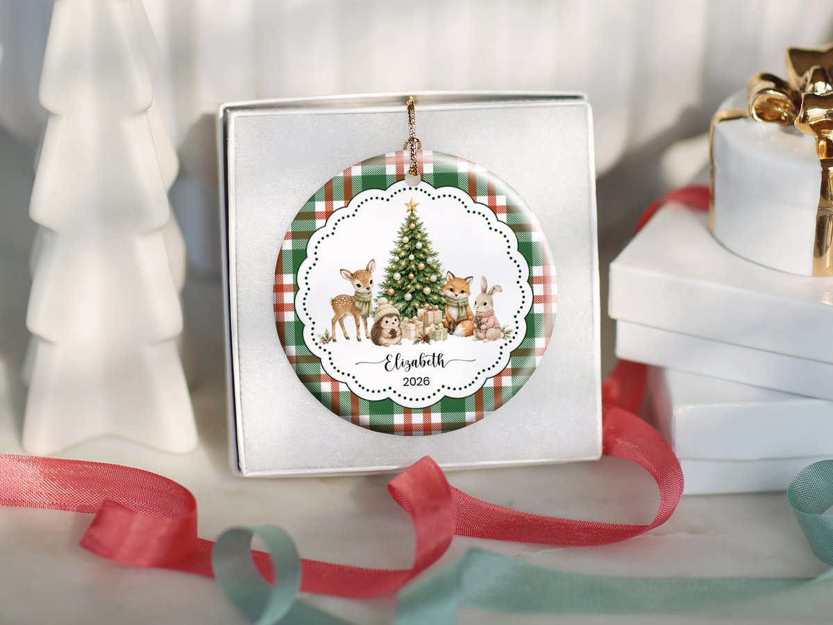 Woodland Animal Christmas Ornament