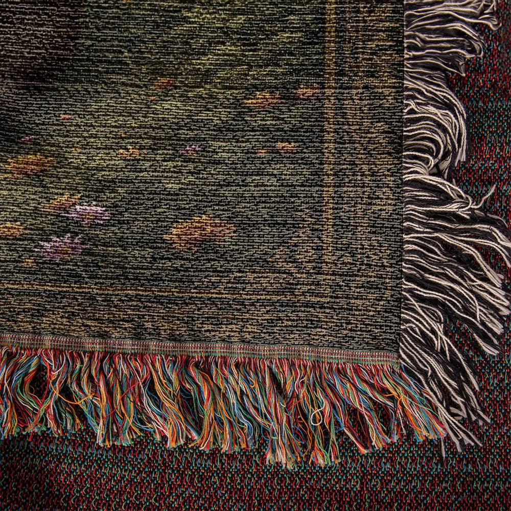 Grizzly Bear Woven Cotton Throw Blanket-[Heartfelt Family Gift]