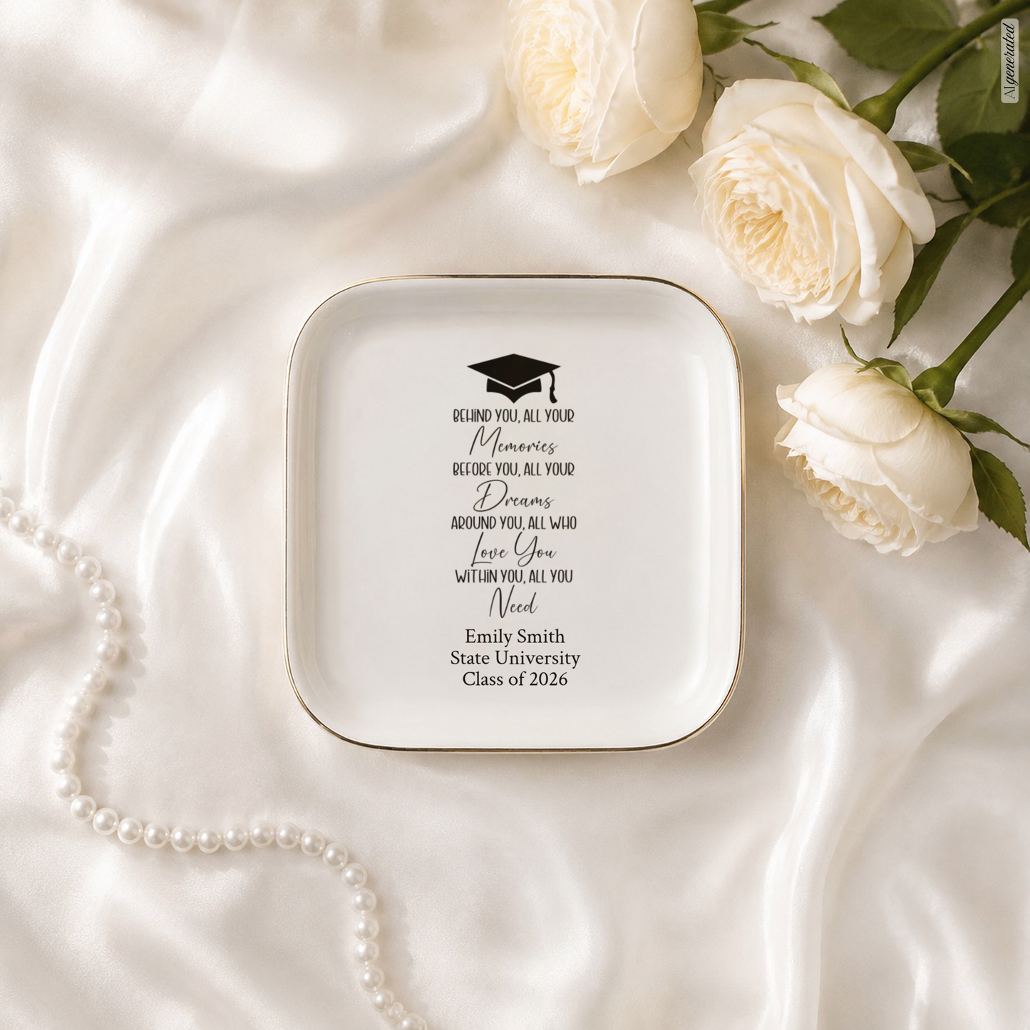 Graduation Jewelry or Trinket Dish