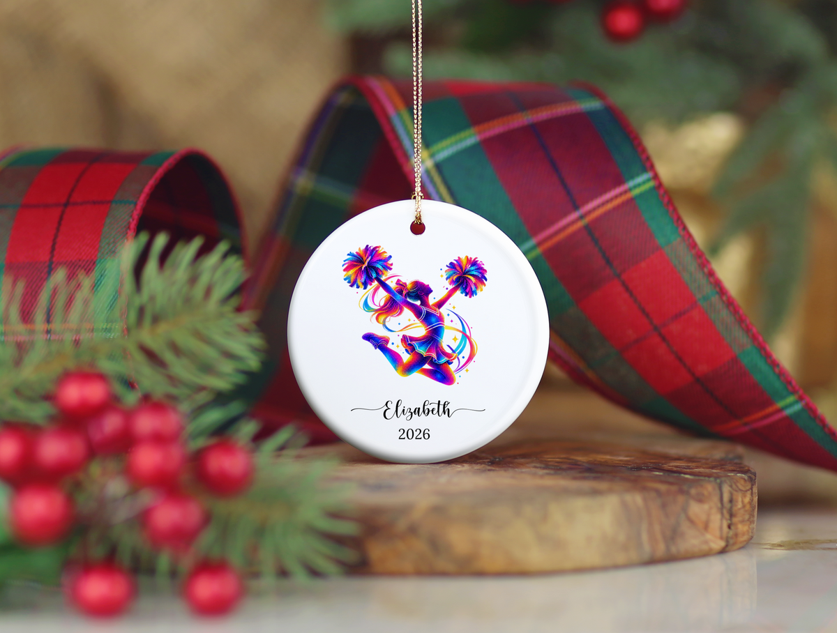 Cheerleader Christmas Ornament