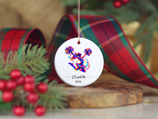 Cheerleader Christmas Ornament