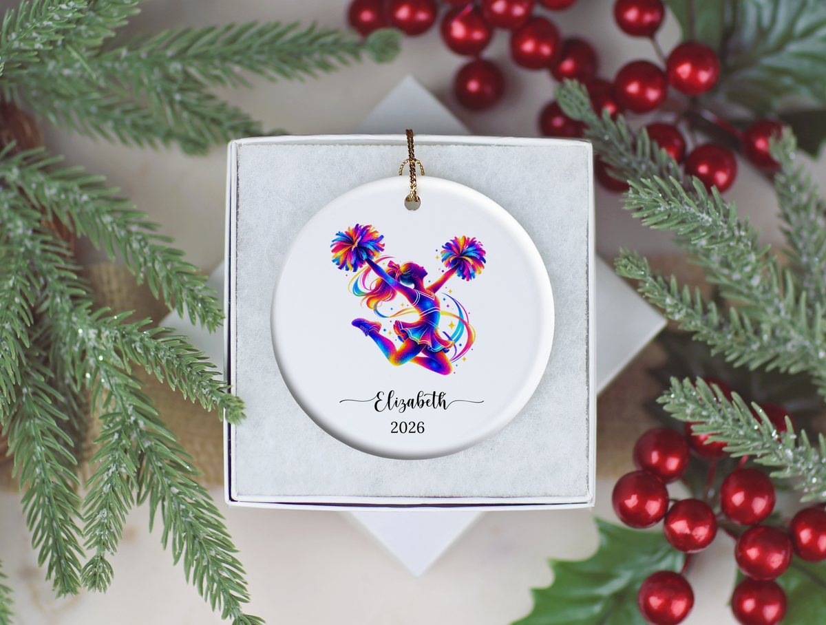 Cheerleader Christmas Ornament