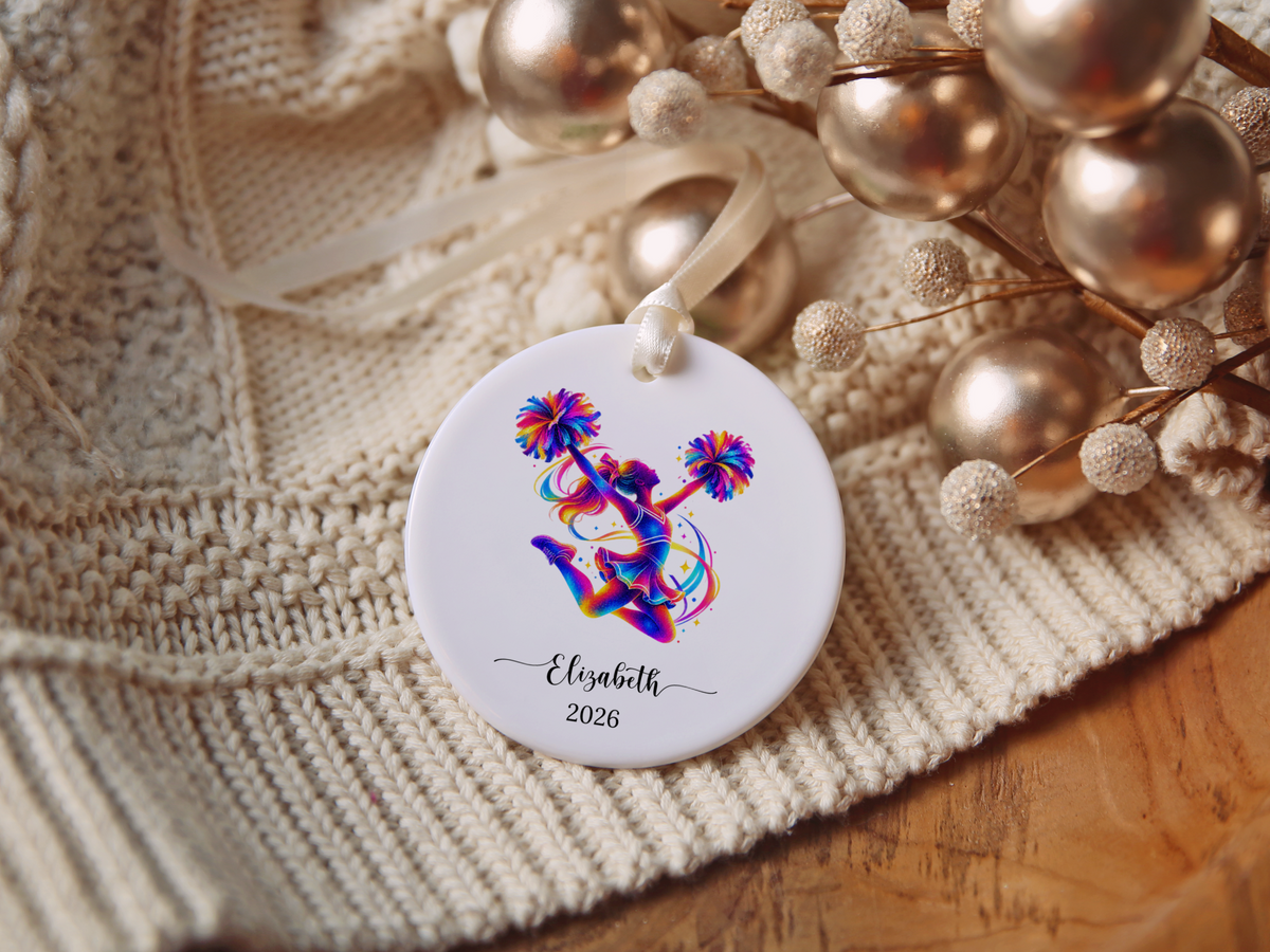Cheerleader Christmas Ornament
